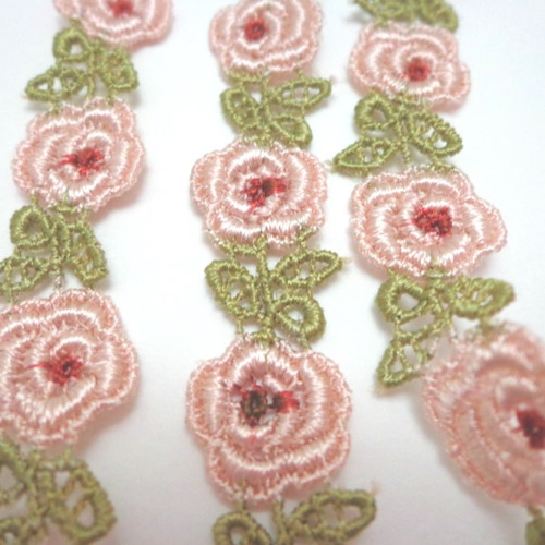 手染めレースお花モチーフ ミニローズ 50cm レース Little Anne 通販  