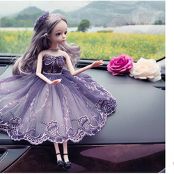 車置物　カー用品　置物　ドール　姫様　関節人形　飾り　ホーム用品 4枚目の画像