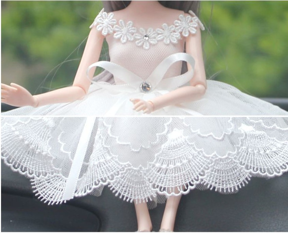 車置物　カー用品　置物　ドール　姫様　関節人形　飾り　ホーム用品 7枚目の画像