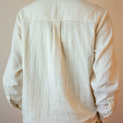 白レースリボンシャツ 3枚目の画像