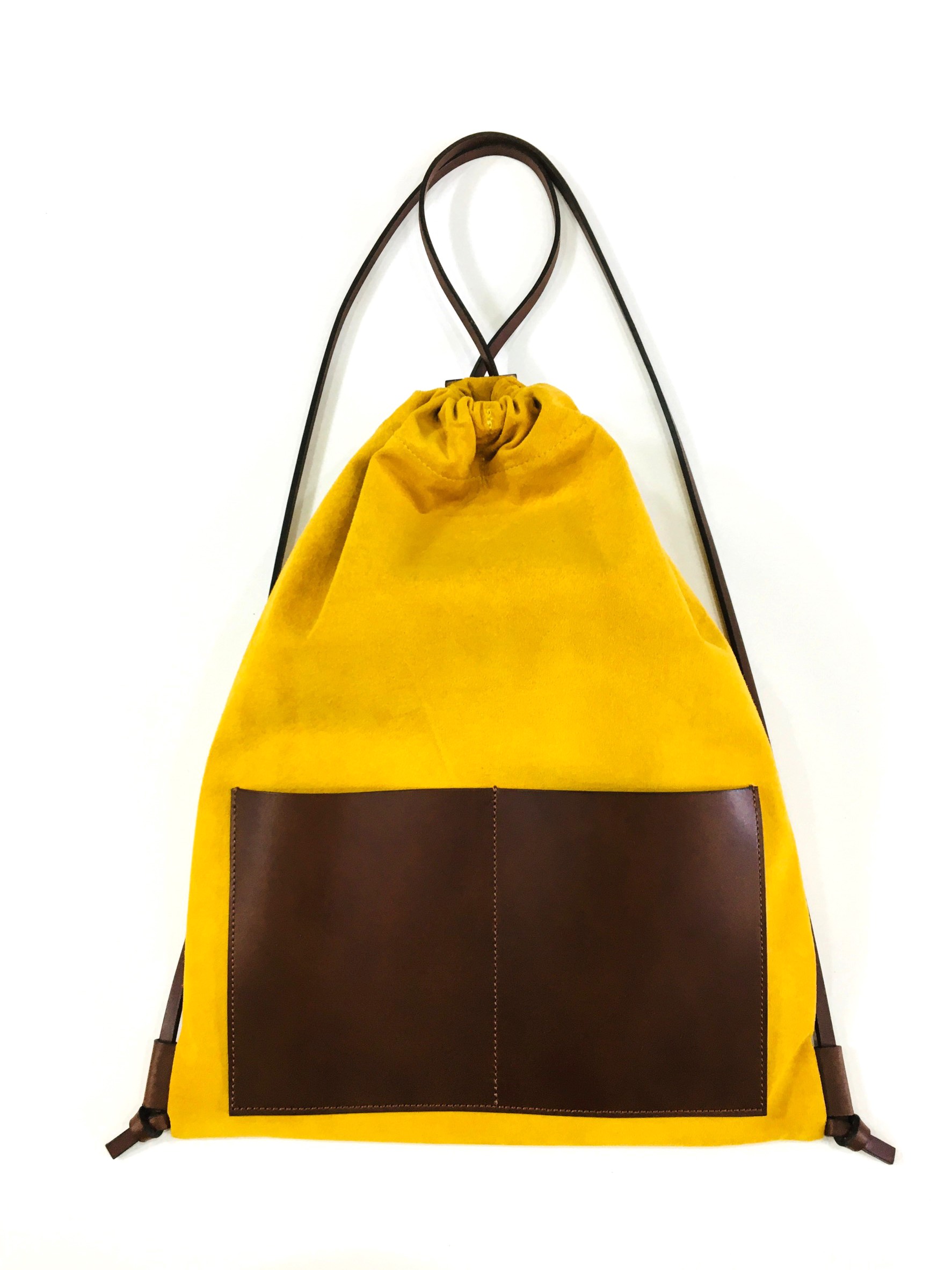 オトナのナップサック／スエード キャメル オトナのナップサック