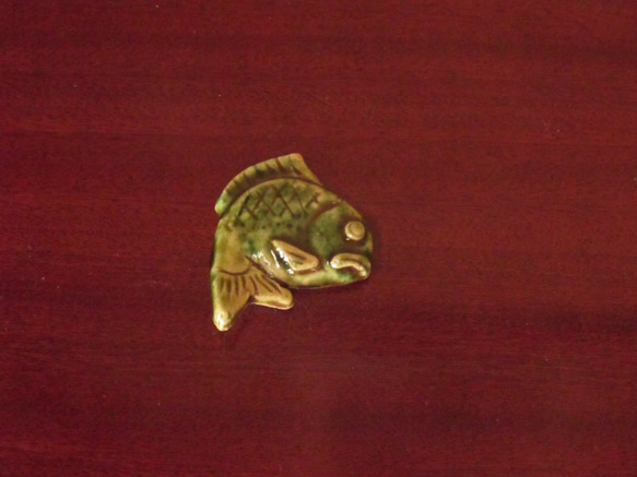 織部鯛の箸置き 1枚目の画像