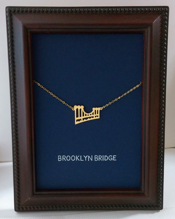 ニューヨークシリーズ “Brooklyn Bridge(ブルックリン橋)” ネックレス 6枚目の画像