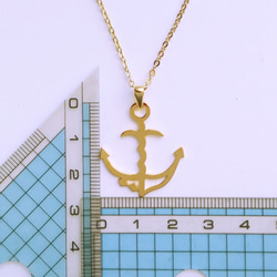 SALE! アラビア語 “ANCHOR(錨)” 文字絵 ペンダント 9枚目の画像