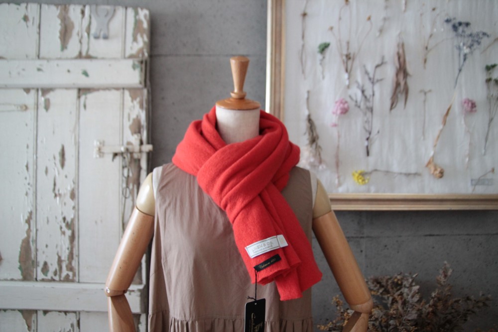 BOTTEGA カシミア100% VENETA　マフラー グレー系