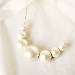 7 Cotton pearls ネックレス 1枚目の画像