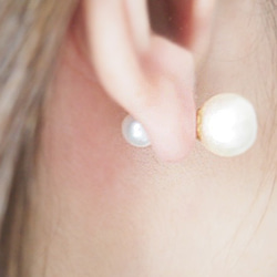 Double pearl pierce 3枚目の画像
