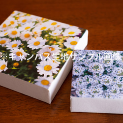 紫陽花　正方形キャンバスプリント・ファブリックパネル　落ち着いた色味でお部屋にぴったり！ 8枚目の画像