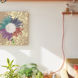 向日葵の死期　正方形キャンバスプリント・ファブリックパネル　フラワーアートでお部屋に彩りを 2枚目の画像