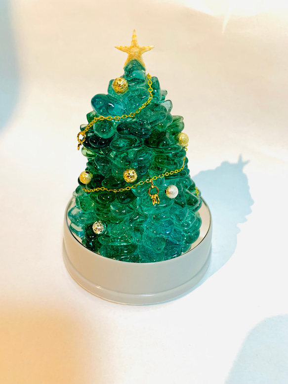 シーグラス　クリスマスツリーライト 1枚目の画像