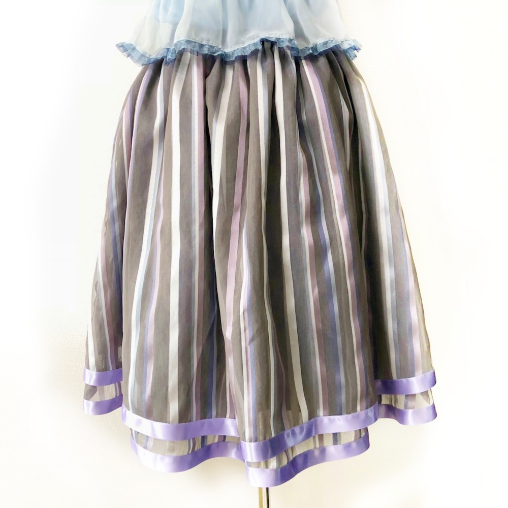 Spectrum 【ストライプオーガンジースカート】