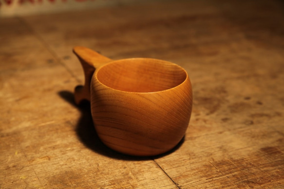 幸せを呼ぶ　ククサ　木のコップ　Kuksa　　ナラの木　 3枚目の画像