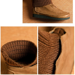 ★2020秋冬のハンドメイド新作★暖かいレトロなプラットフォームのショートブーツの女性の靴 9枚目の画像