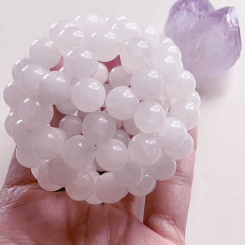 神聖幾何学フラーレン（ローズクォーツ 10mm）】⭐️癒し