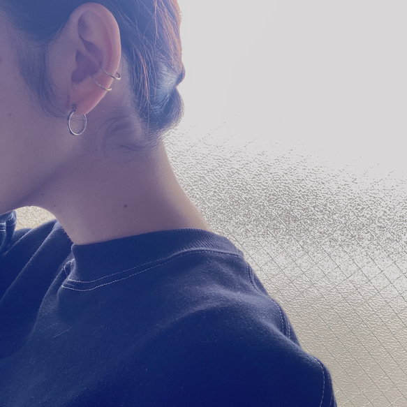 simpleイヤーカフ "foop ear cuff" 4枚目の画像