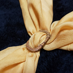 パロサントの木製スカーフリング 5枚目の画像