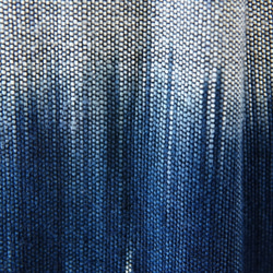 〜柔らかな雨音の調べ〜　タックスカート　藍絣　雨　2104C005 7枚目の画像