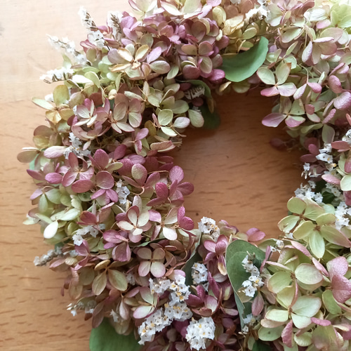 片品村の秋色ミナヅキのリース ドライフラワー ドライフラワー atelier