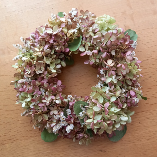 片品村の秋色ミナヅキのリース ドライフラワー ドライフラワー atelier