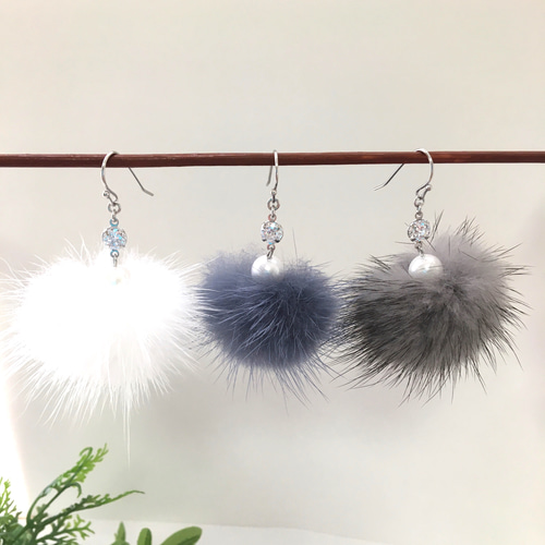 ミンクファーピアス パールピアス ファーピアス e-01-04-t.jpg