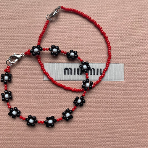 テテ ビーズブレスレット 韓国 お花 ブレスレット melty pearl 通販 
