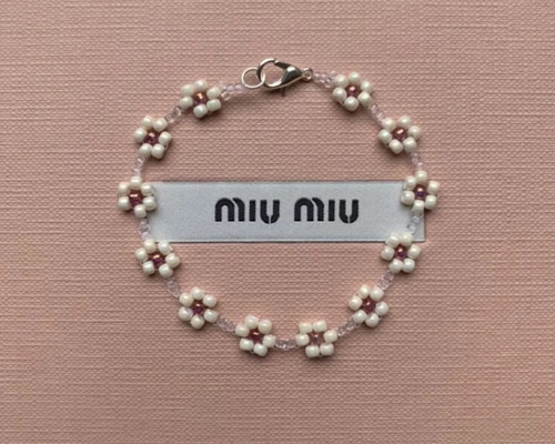 [SCUDO] 25SS-Violet Karen Beads 韓国 ブレスレット 스쿠도 가든 바이올렛 카렌 비즈 브레이슬릿 | SCUDO | KREAM