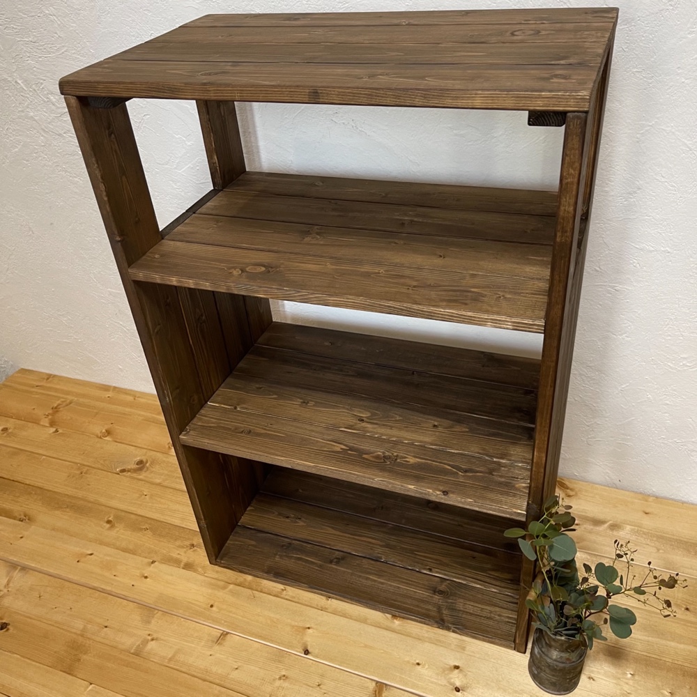 ★送料無料★サイズ変更可能★A2木製3段書類棚/無垢材収納オーダー可能ナチュラル ☆送料無料☆サイズ変更可能☆A2木製3段書類棚/無垢材収納