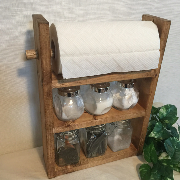 kitchen　paper　rack B　：ｈ42　ｷｯﾁﾝﾍﾟｰﾊﾟｰｽﾊﾟｲｽﾗｯｸ 2枚目の画像