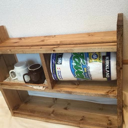 バーシェルフ（ウイスキーラック2段28本収納）W653 D215 H870 棚