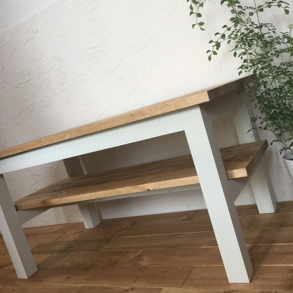 cafe　table： D44.5 Ｗ80　WB　カフェテーブル・ローテーブル 2枚目の画像