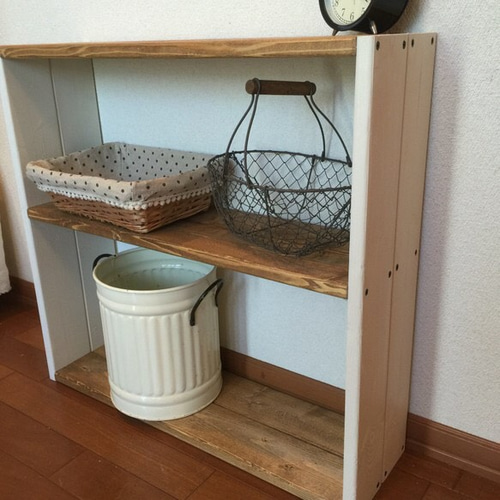ひまわり スリム収納ラック ハンドメイド DIY] [Adjustable Shelf] [Shelf] Change the size by placing it in