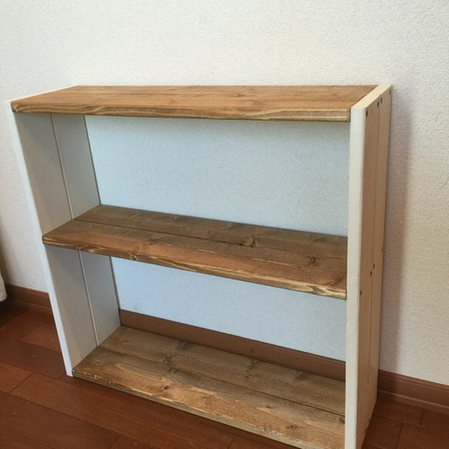 奥行きの浅い棚*h60w64d17.8 natural thin rack H60 棚・シェルフ