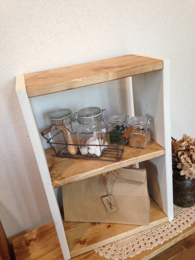 多用途ディスプレイラック スパイスラック/ナチュラル/キッチンラック