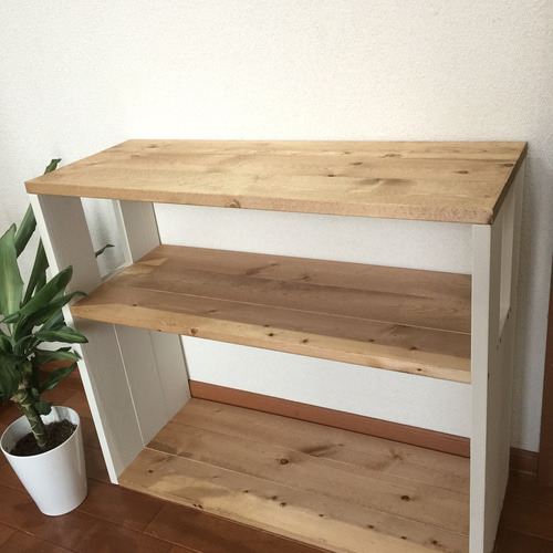ハンドメイド 脚付き棚・ラック オーダー受け付けます。