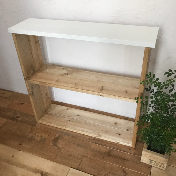 ｈ62ｗ64cmｄ17.8　natural thin rack 1枚目の画像