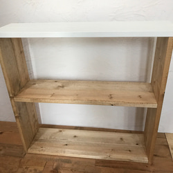 ｈ62ｗ64cmｄ17.8　natural thin rack 4枚目の画像