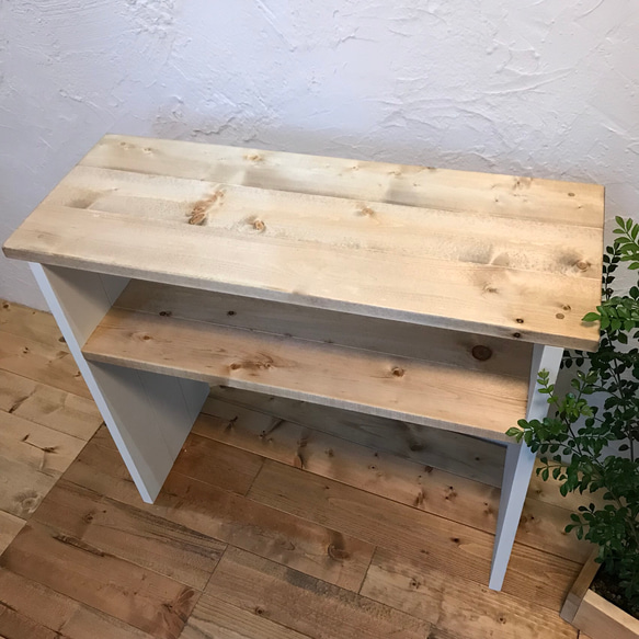 ゴミ箱の上を有効活用*ｈ60ｗ70ｄ26.7収納/キッチン棚/プリンター台/ラック　無垢材　シンプル 木材 FK1525021317(11635円)