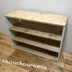 カリフォルニア ロンハーマン風インテリア カウンター 収納棚 棚