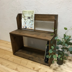 BOOK shelf　： W60　ブックシェルフ　絵本棚 1枚目の画像