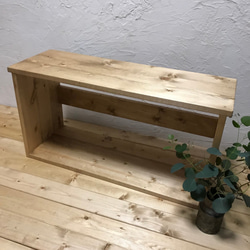 h39w78d26.7/ブックシェルフ/本棚/靴箱/ベンチ low shelf ロー 