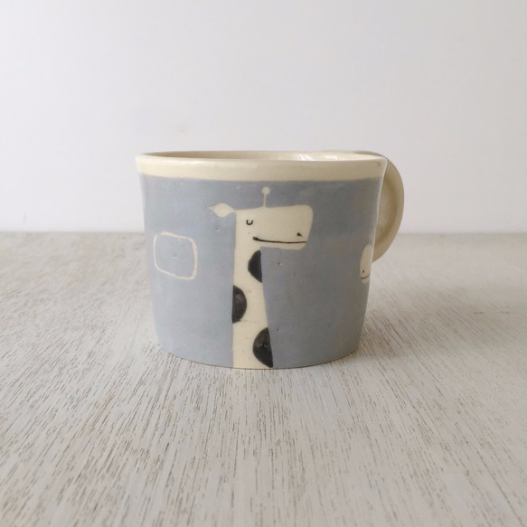 キリンのマグカップ【Monochrome Art】 3枚目の画像