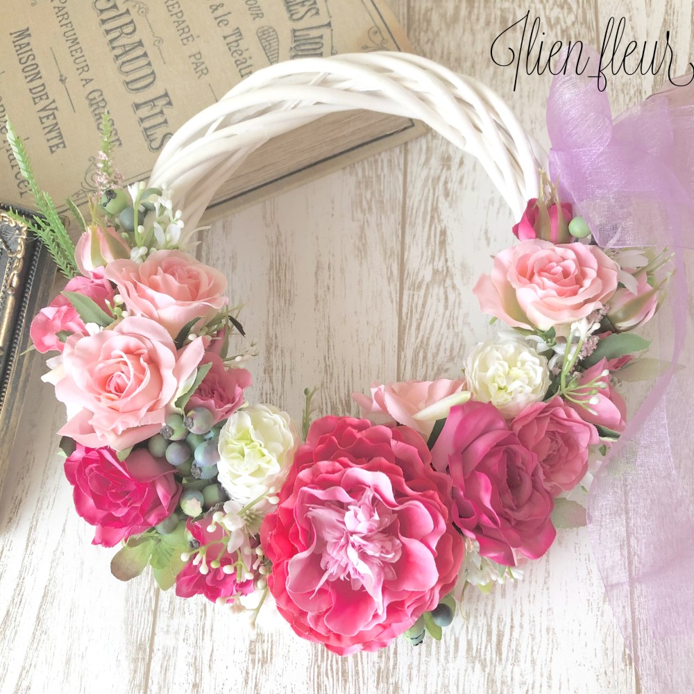 【オーダーメイド】リースブーケ/人生の最幸の記念日にお花で彩りを…❁