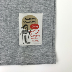 オリジナルプリント NIPPON キッズTシャツ kids Gray×Orange 110cm 日本地図 spiffy 6枚目の画像