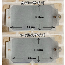 便利な本革マスクケース♪ 仮置き 携帯用 インナーシート付き コロナ対策 2枚目の画像