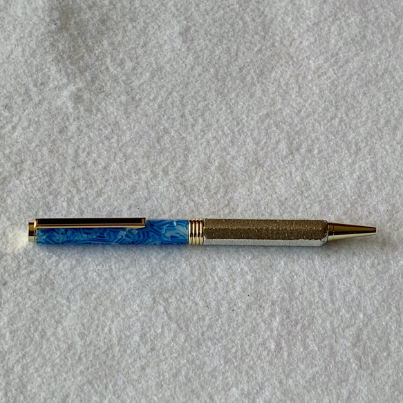 錫 Blue&White-L ボールペン 2枚目の画像
