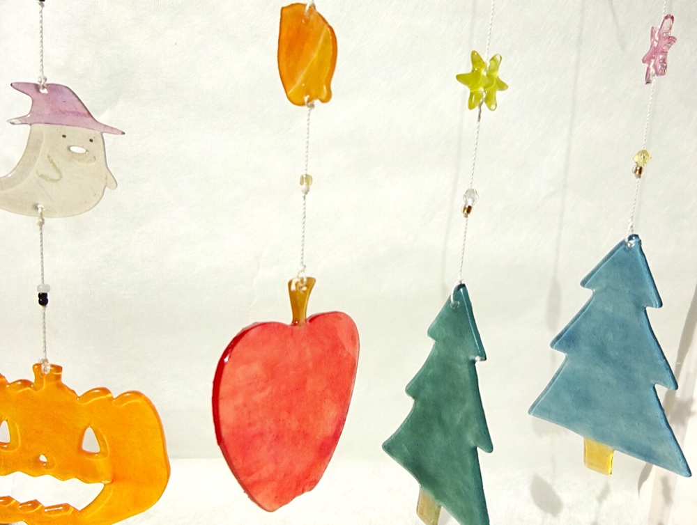 わくわく！選べるモビール2点セット（秋、冬バージョン）