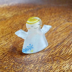 【Creema限定】ブローチ・聖夜の天使 2枚目の画像