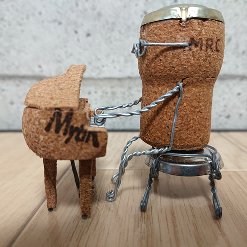 コルク人形。ピアノ三重奏 その他インテリア雑貨 こん 通販 10277660