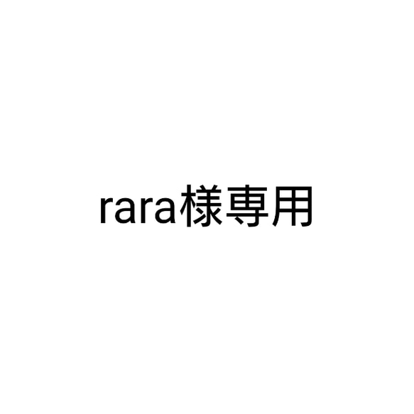 rara様専用ページ 1枚目の画像