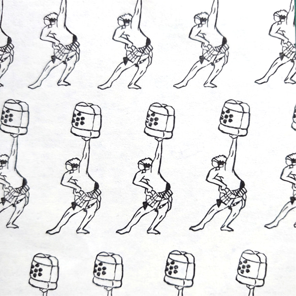 消しゴムはんこ☆北斎漫画 №33 はんこ・スタンプ MIKAX1108 通販